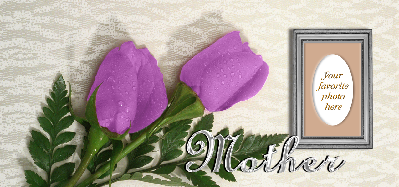 2 Roses Lavender Mother